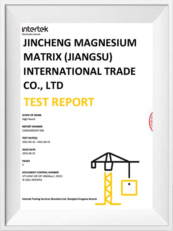 Doorzettingsrapport MGO Board Test Report